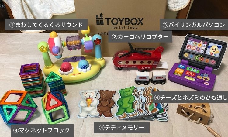トイボックスのおもちゃ（2歳9か月）